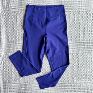 Girlfriend Collective High-Rise Compressive Leggings Violet, Size Medium EUC